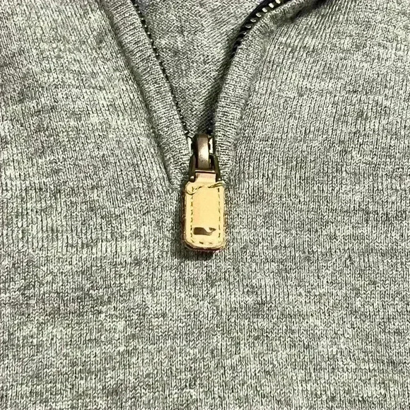 Vineyard Vines 1/4 Zip Pullover Sweater Size Medium Merino Wool Blend Preppy - Picture 3 of 7